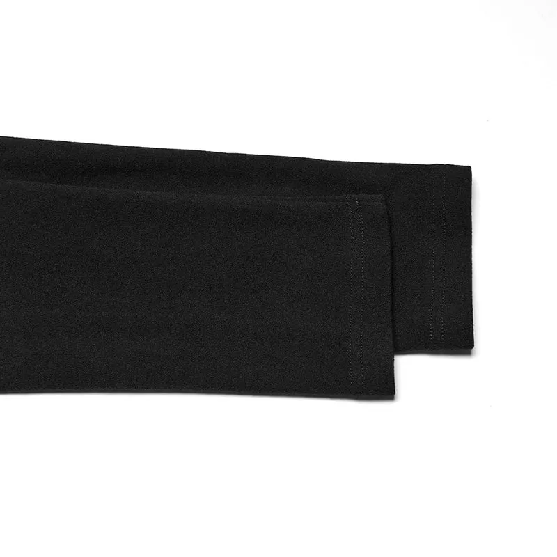 Herren-Punk-Oberteil mit Schnallenriemen und Ösen
