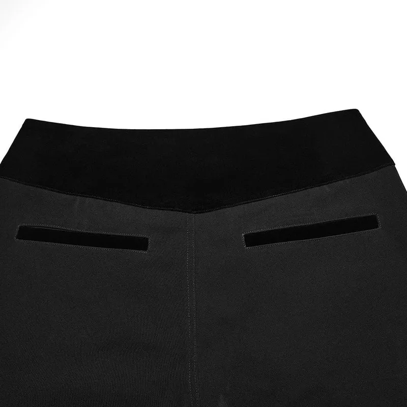 Gothic-Hose mit bestickter Spitze und Schnalle für Herren