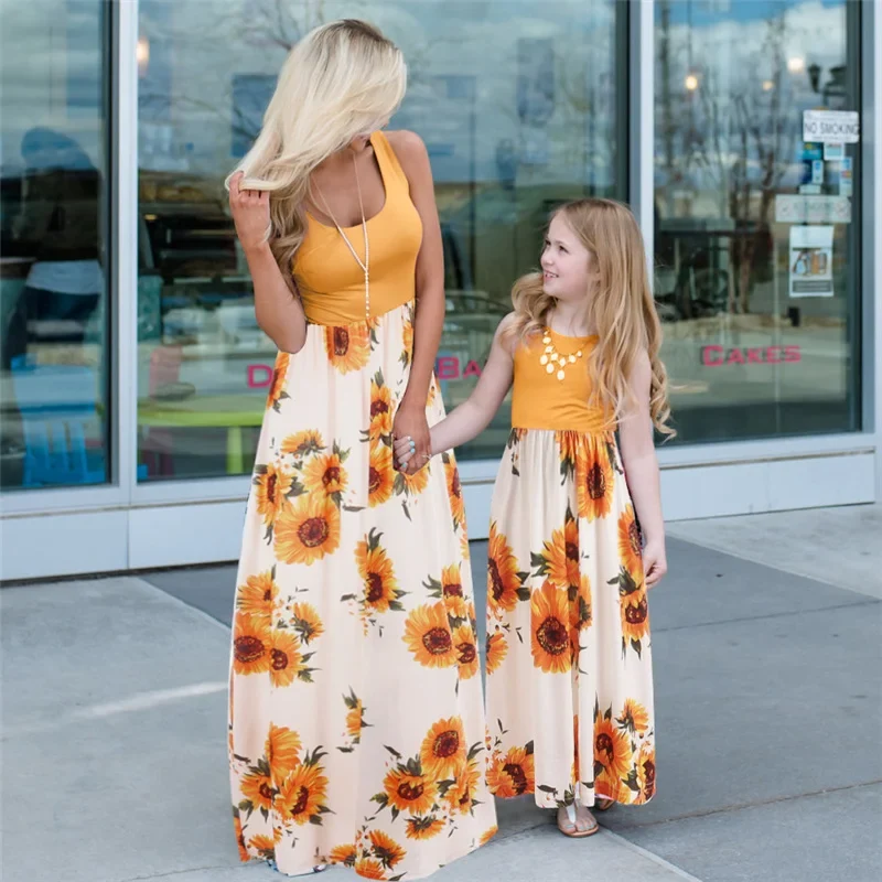 Mutter Tochter Kleid Festlich