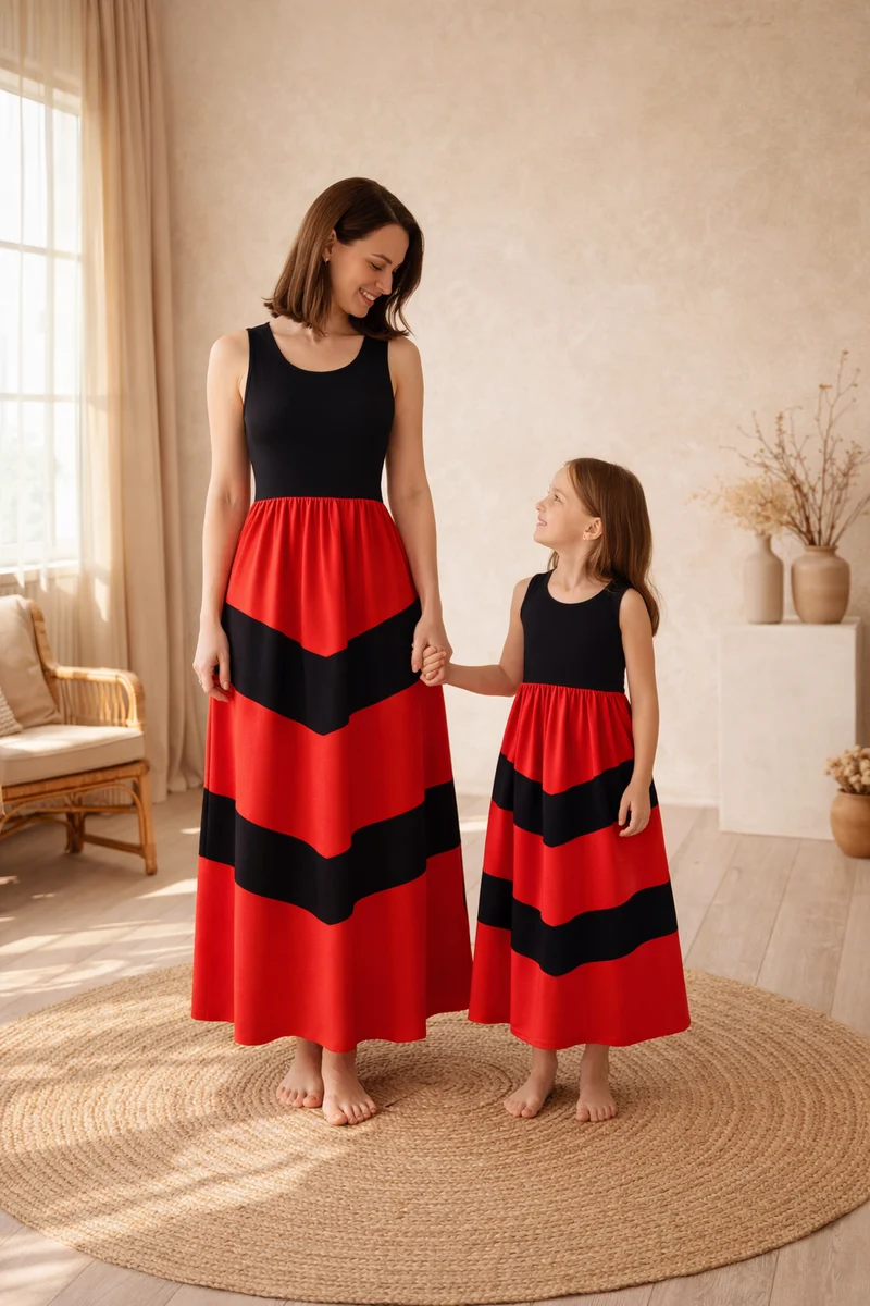 Tartan Kleid Für Die Mutter Der Braut