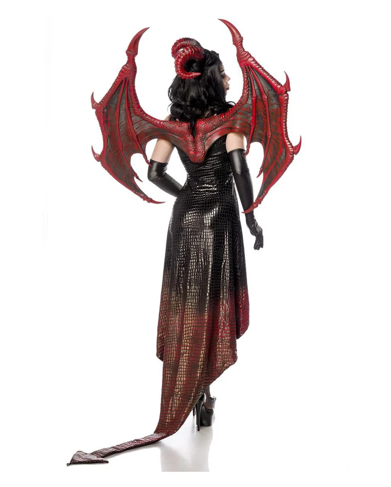 Dragon Lady Kostüm mit Flügel