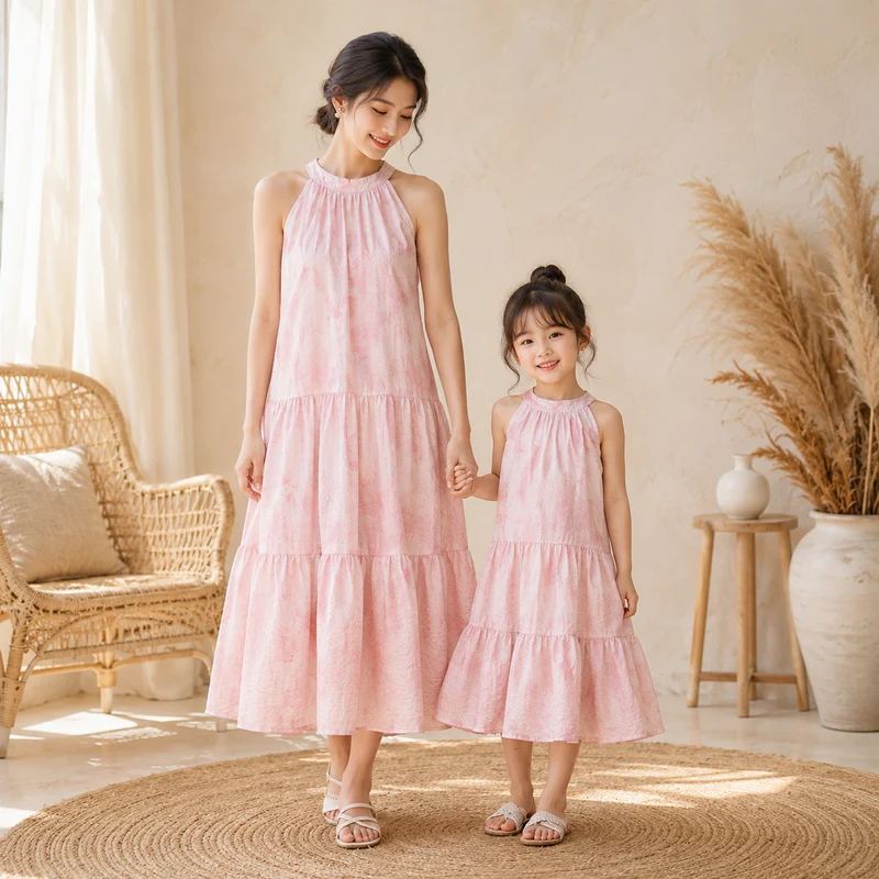 Regencape Mama Kleid Süß Mädchen