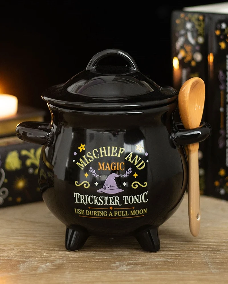 Suppenschüssel „Mischief and Magic Cauldron“ mit Löffel 14cm