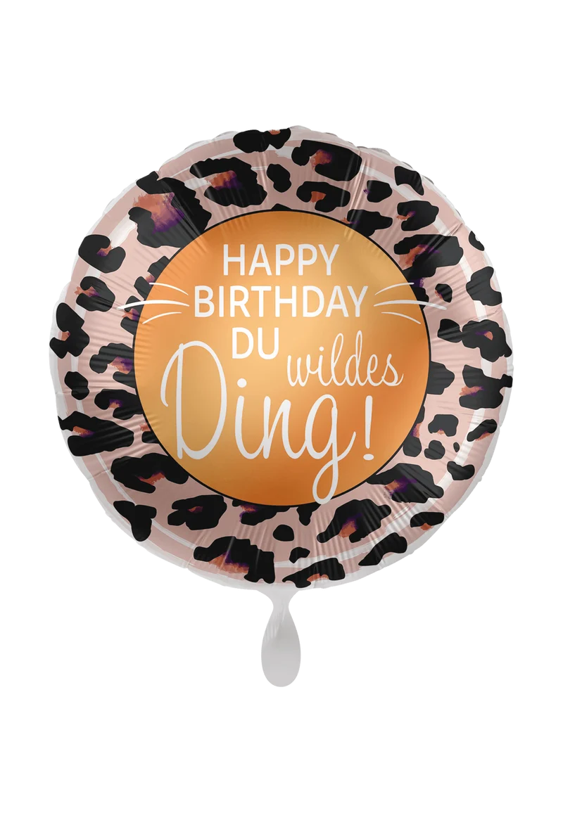 Heliumballon-Geschenk "Happy Birthday DU wildes Ding"