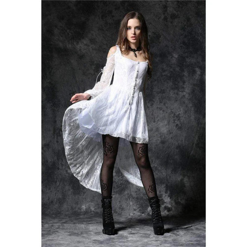 Frauen Lace Overlay Little Black Dress