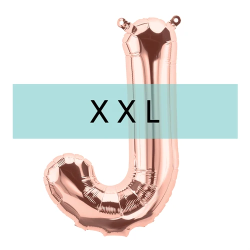Buchstaben Ballon J XXL Rosa