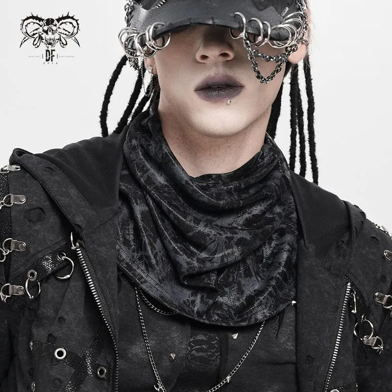 Herren-Maskenschal mit Punk-Print