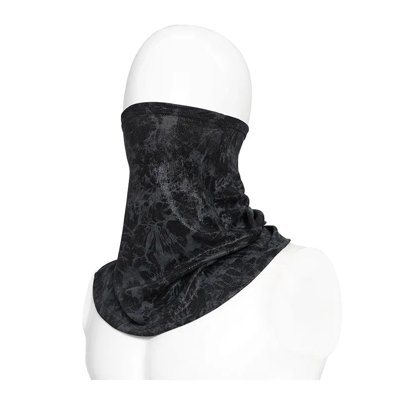 Herren-Maskenschal mit Punk-Print