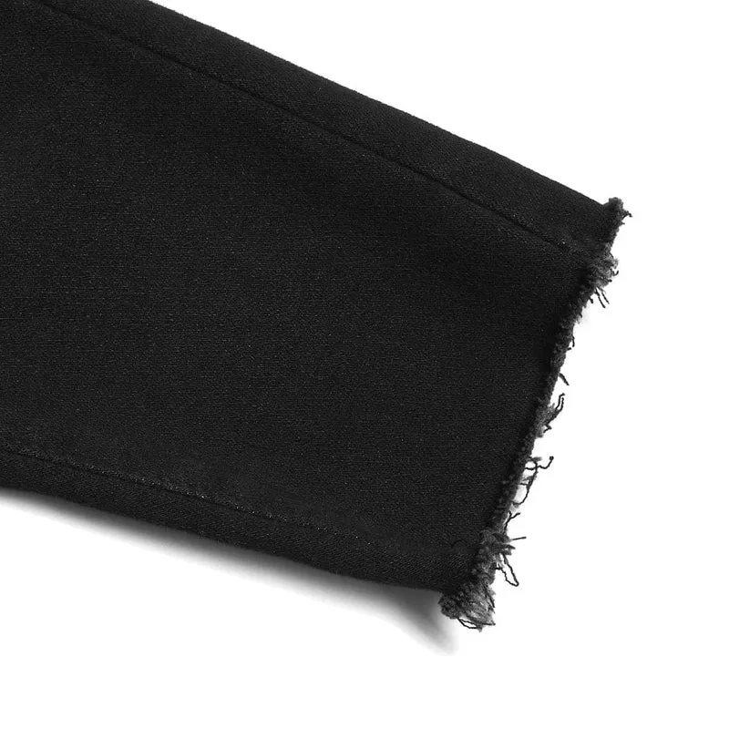 Damen-Punk-Träger-Röhrenjeans
