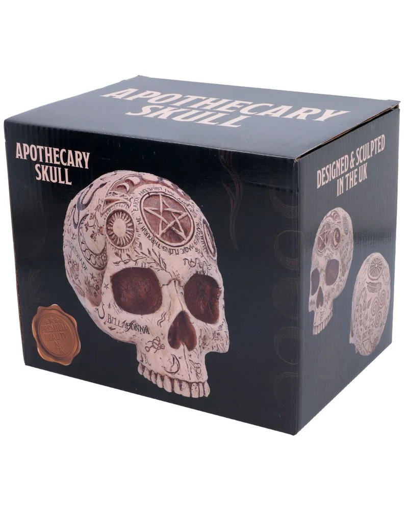 Apothecary Totenschädel 14cm