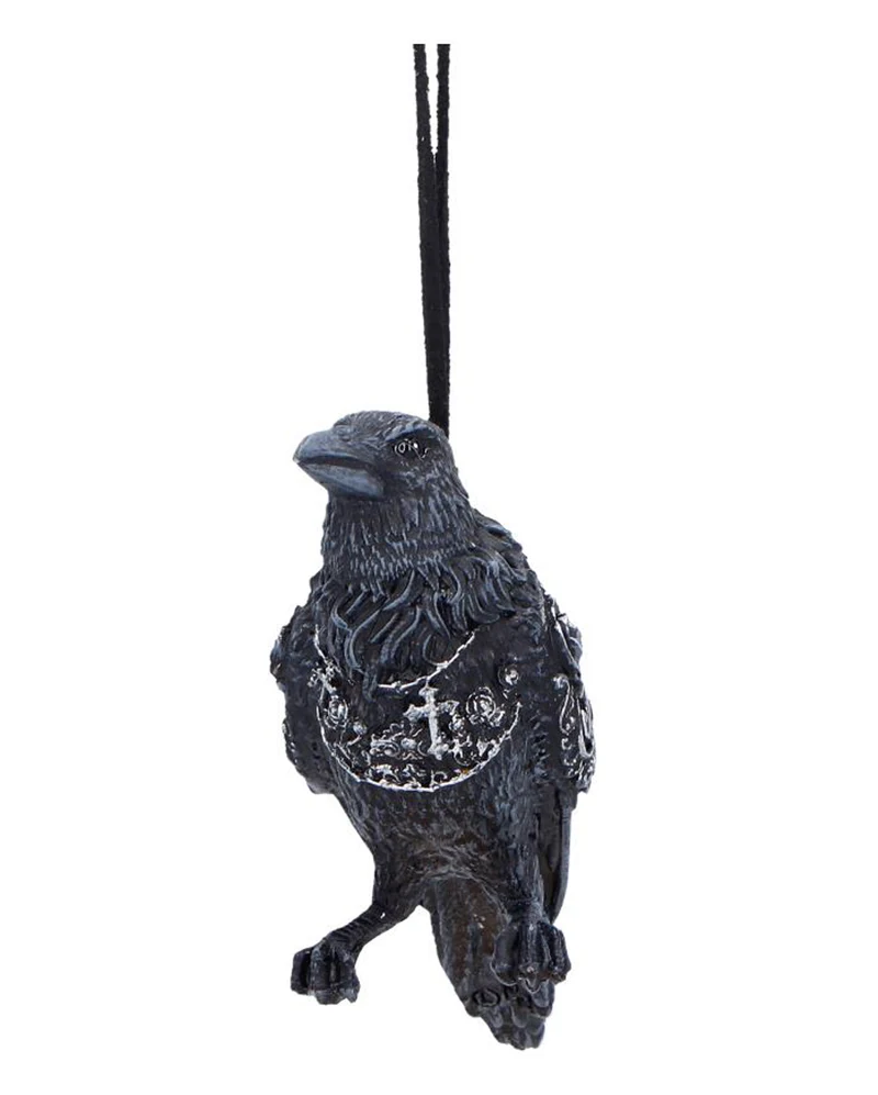 Last Omen Rabe Hänge Ornament 7cm