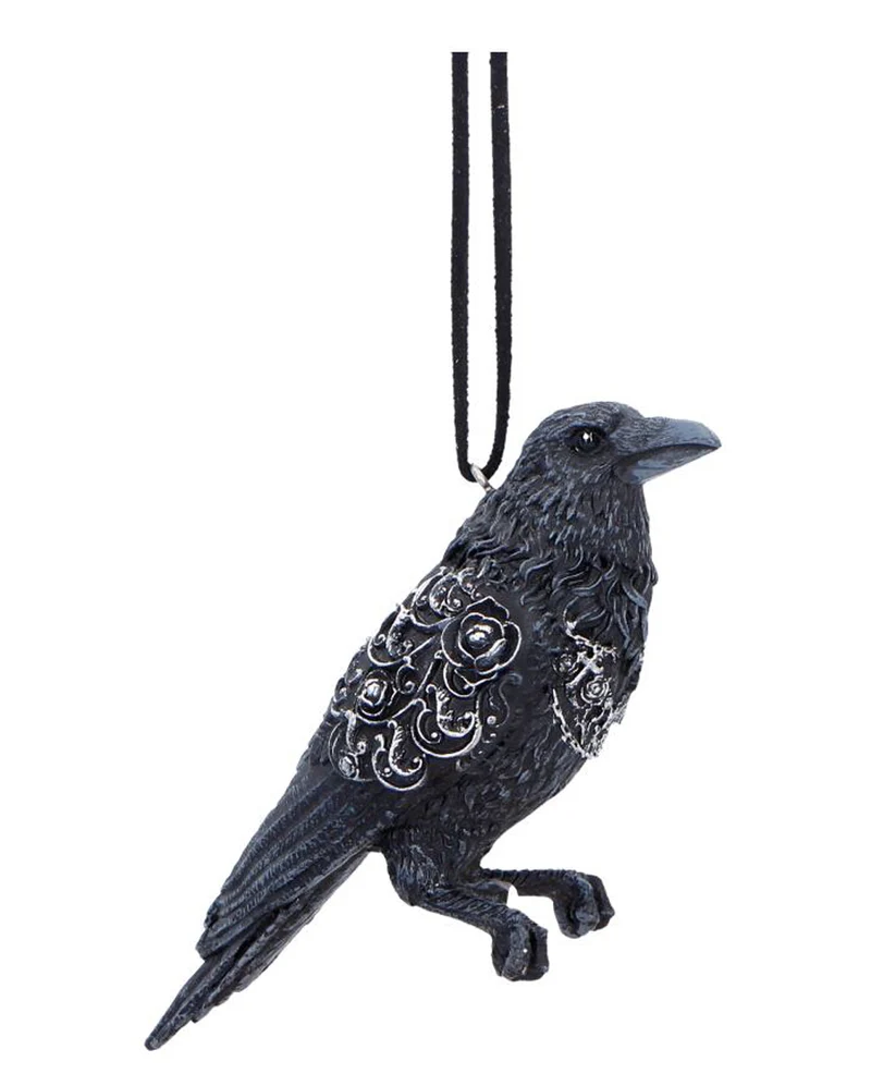 Last Omen Rabe Hänge Ornament 7cm