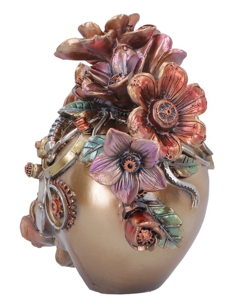 Clockwork Bloom Steampunk Totenschädel 16cm
