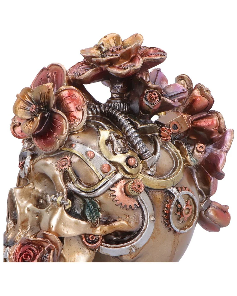Clockwork Bloom Steampunk Totenschädel 16cm