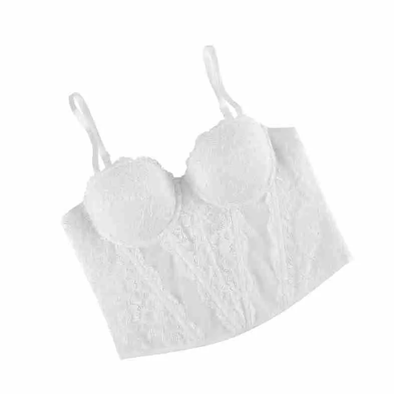 Gothic-Spitzen-Slip-Bustier für Damen