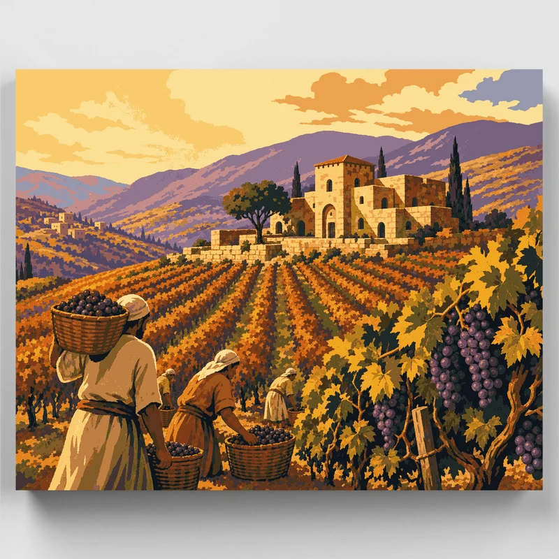Judean Hills Harvest - Paint by Numbers Kit