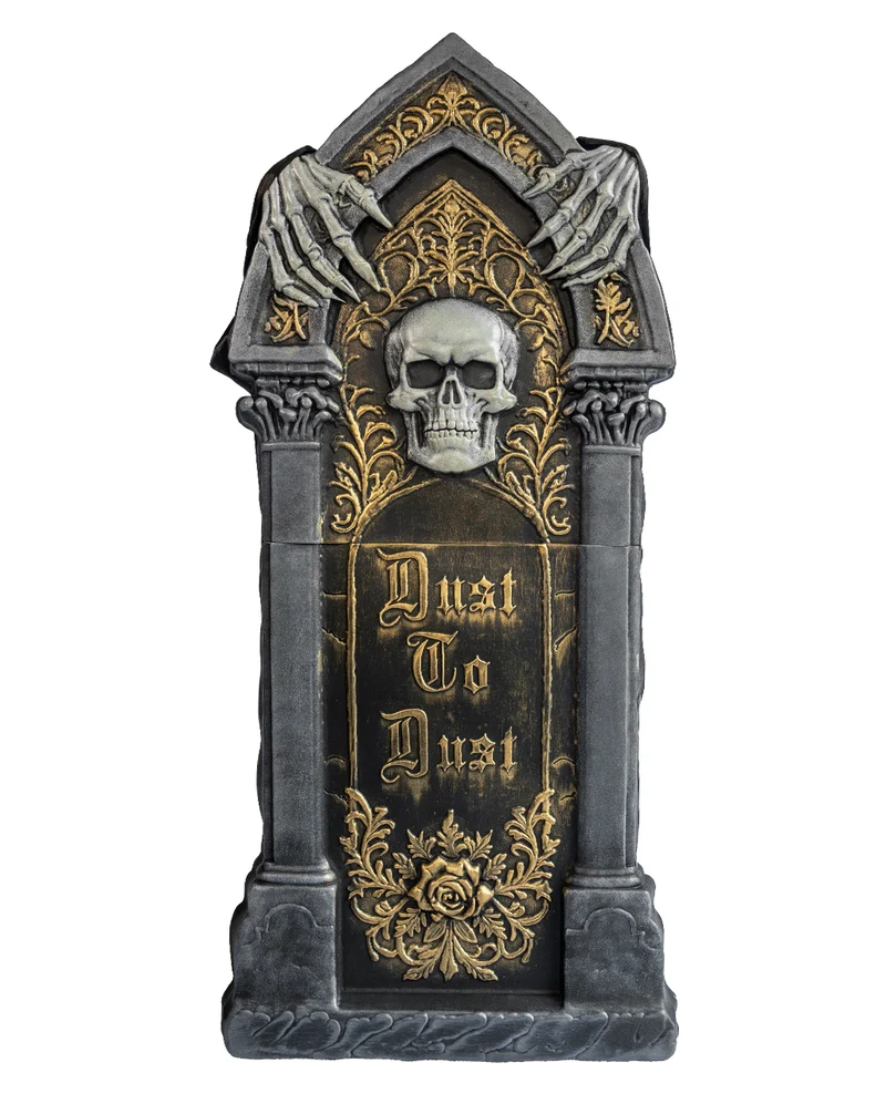 Hinter seinem Grabstein Heraufsteigender Fetzenreaper Animatronic 140cm