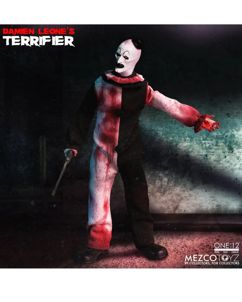 Mezco Terrifier One: 12 Collective Deluxe Art The Clown Figure 18cm