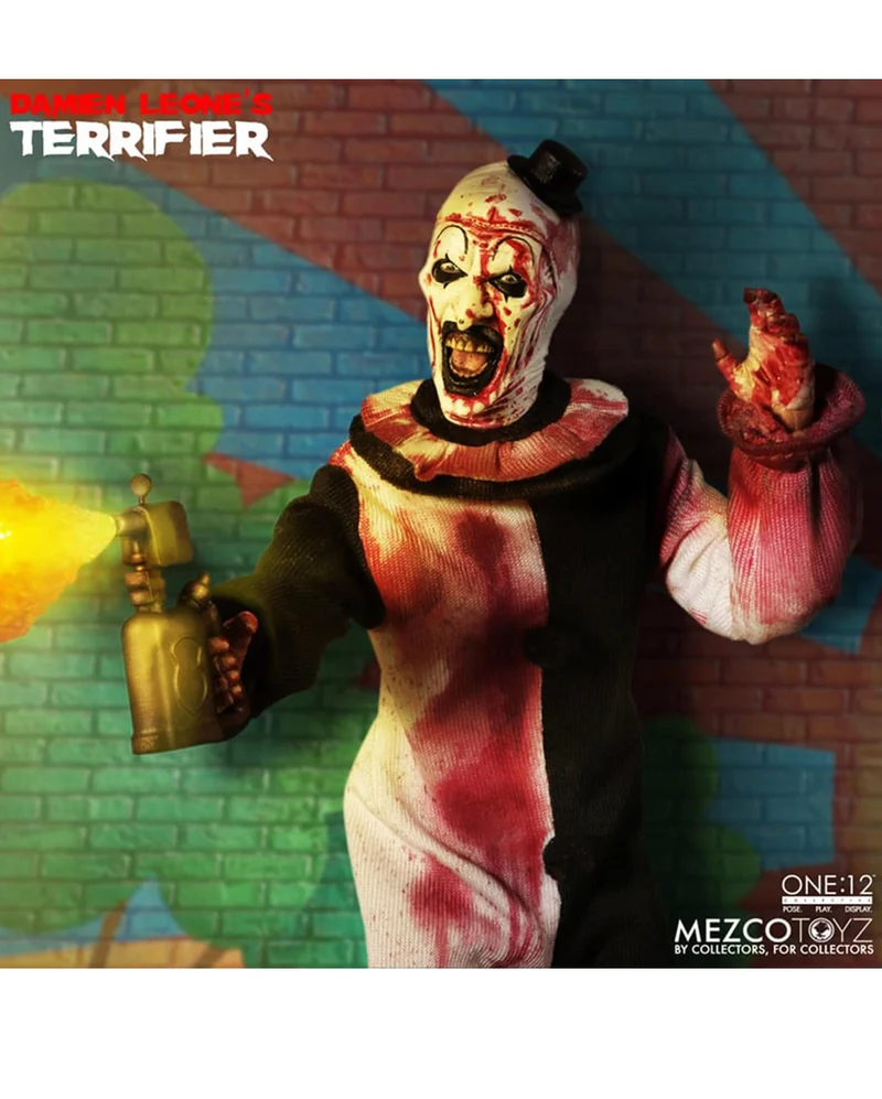 Mezco Terrifier One: 12 Collective Deluxe Art The Clown Figure 18cm