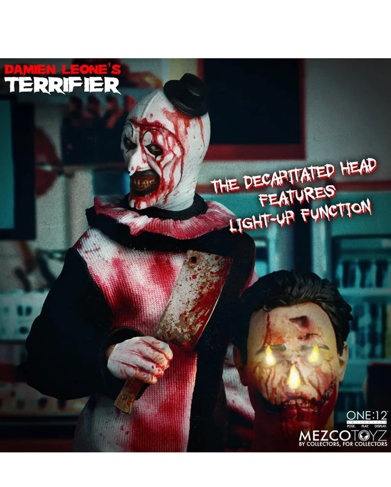 Mezco Terrifier One: 12 Collective Deluxe Art The Clown Figure 18cm