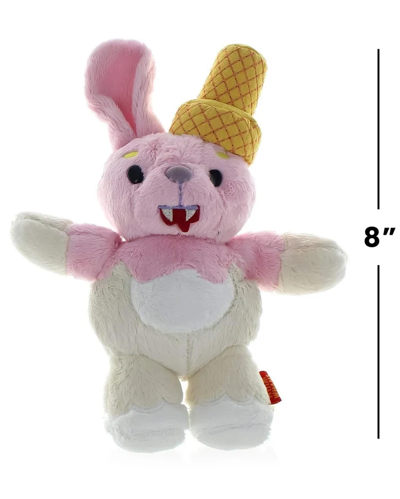 WhimWham 20cm Plüsch Häschen Eiswaffel Vampir