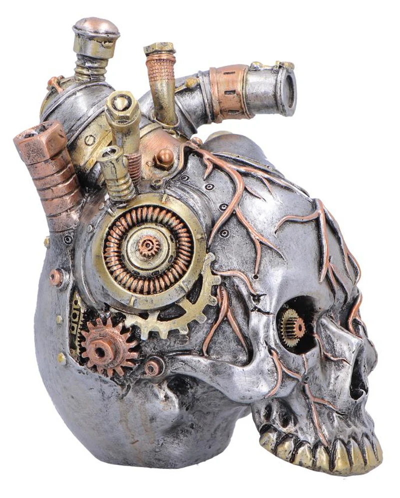 Cardiac Cranium Steampunk Totenschädel 17,5cm