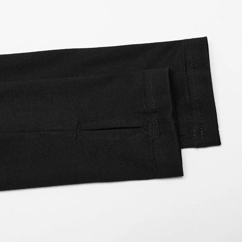 Transparente Punk-Mesh-Splice-Kapuzenpullover für Damen