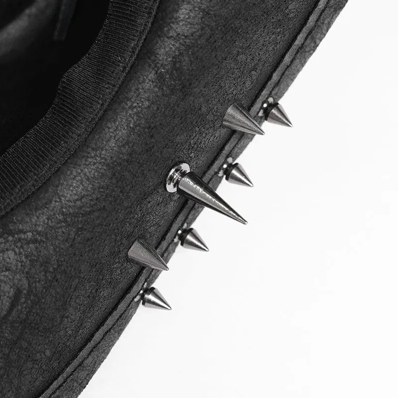 Punk Bullet Skull Nietenhut für Herren