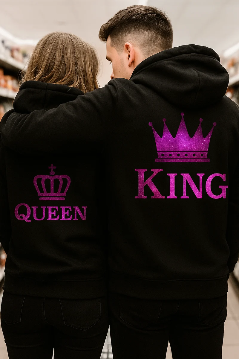 Queen And King Hoodie Galaxy
