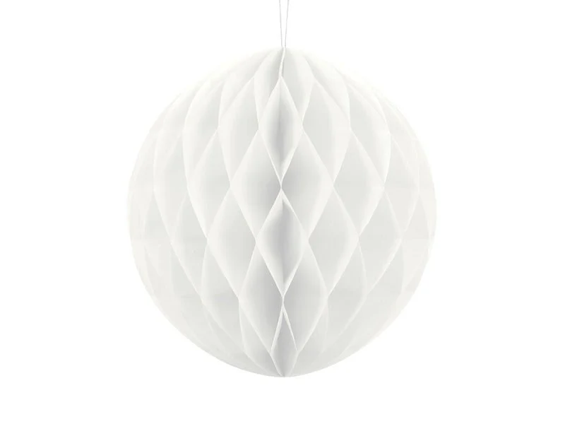 Wabenball Ø 30cm Weiß