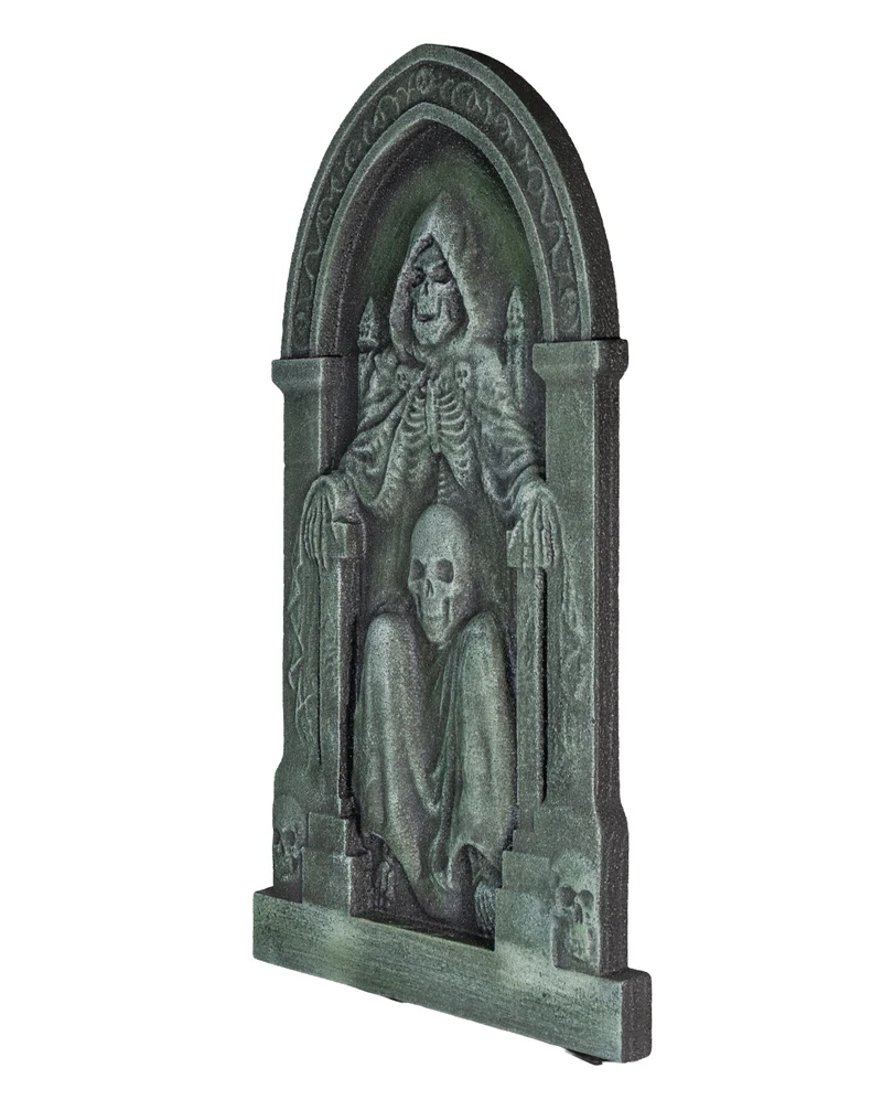 Halloween Grabstein mit Herr der Seelen Motiv 89cm