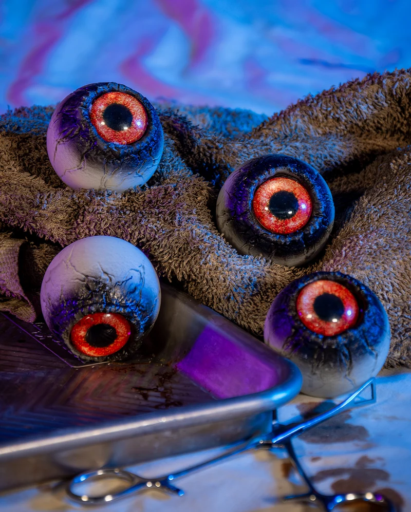 Verrottete Augen Halloween Deko 4 St.