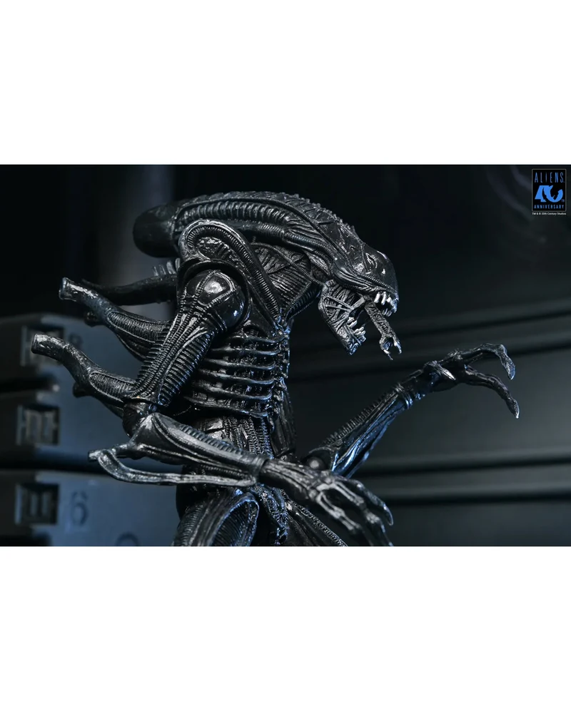 Aliens 40th Anniversary Warrior Xenomorph NECA Ultimate Action Figur 23cm