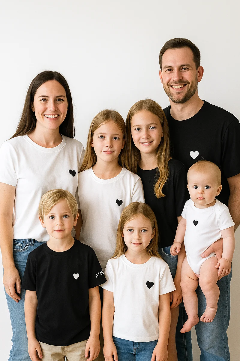 Family T Shirts Set Of 7