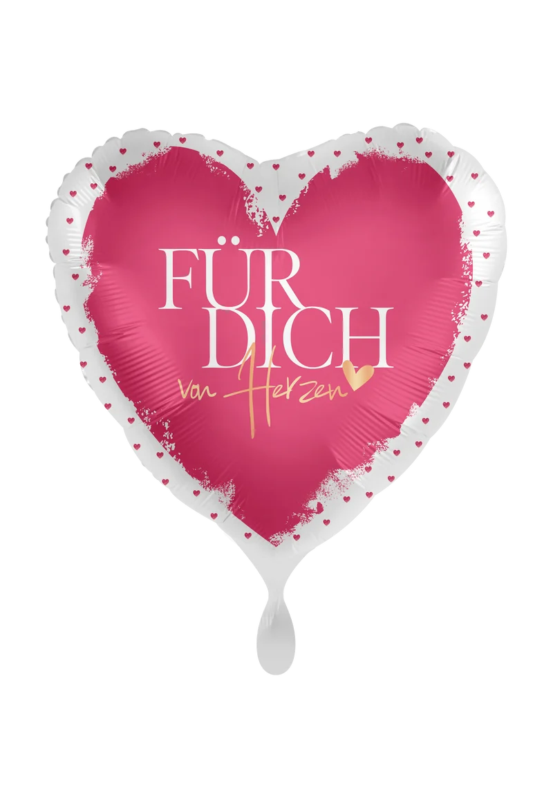 Herzballon "Für Dich von Herzen"