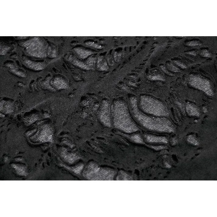 Punk-Tanktop mit zerrissenem asymmetrischem Saum für Damen