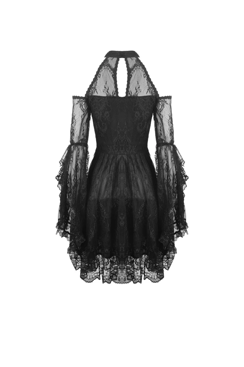Gothic Neckholder-Spitzenkleider für Damen