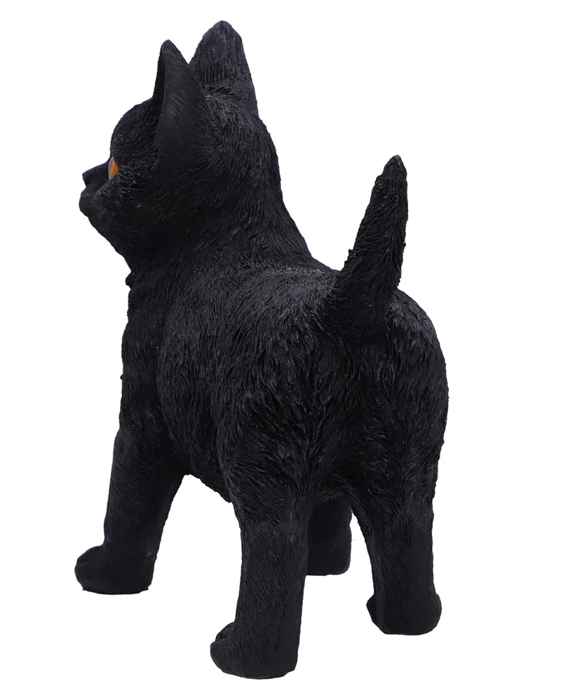 "Charmed Companion" Schwarze Katzenfigur 20cm