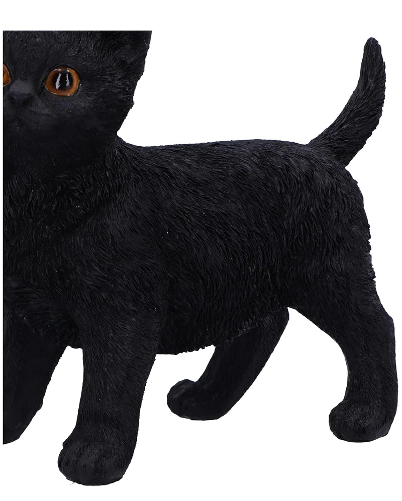 "Charmed Companion" Schwarze Katzenfigur 20cm