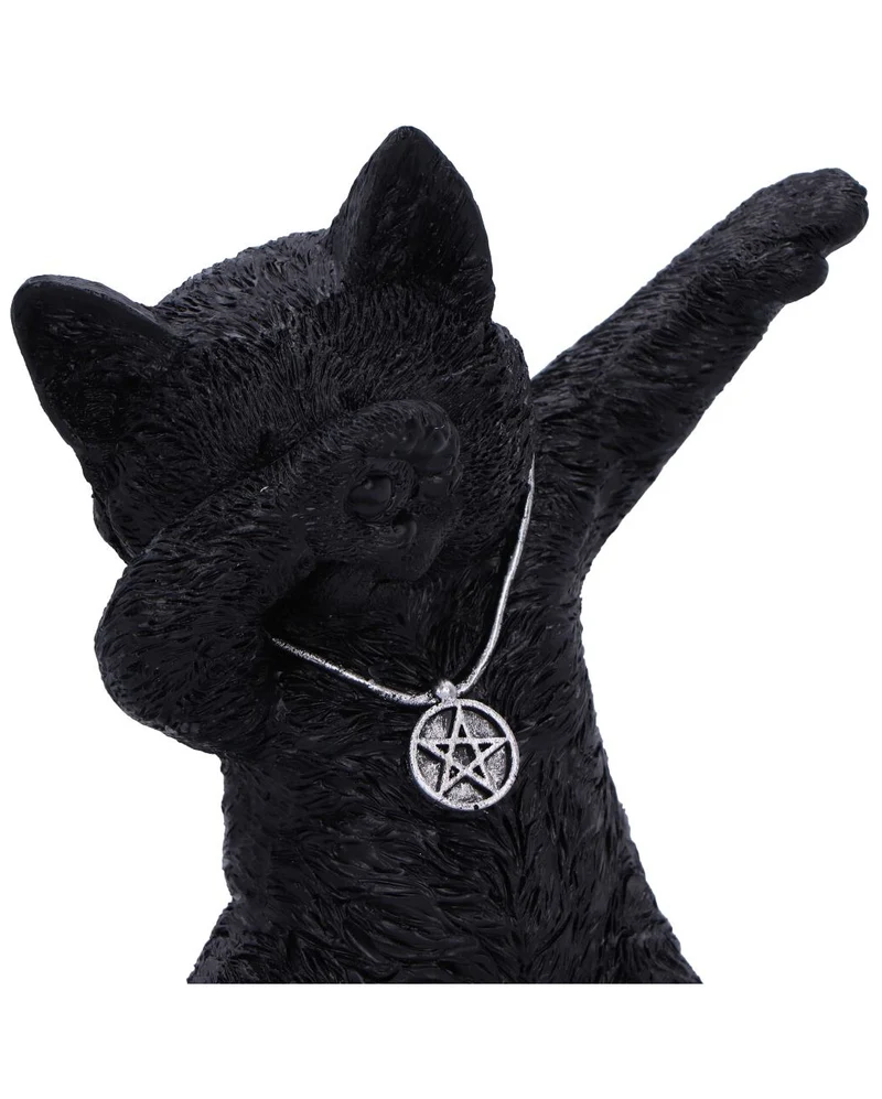 Hex & Flex Schwarze Katzenfigur 13,5cm