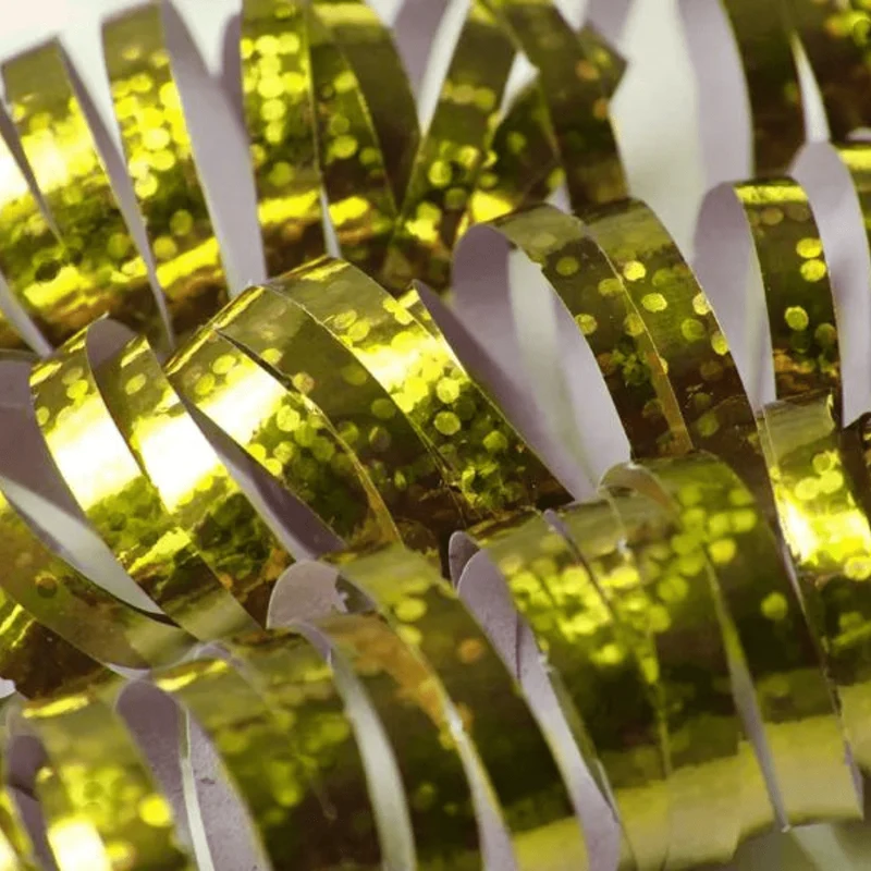 Luftschlangen Holographisch Gold