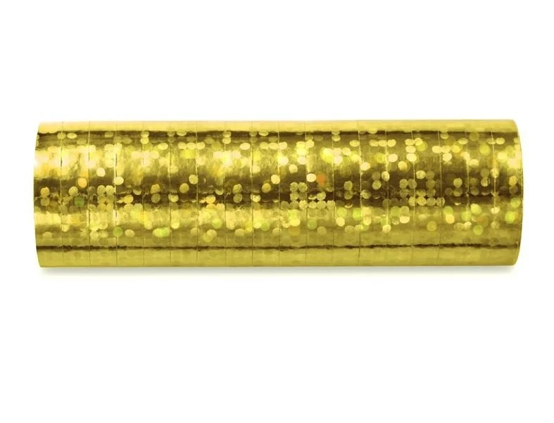 Luftschlangen Holographisch Gold