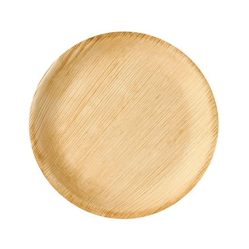 Palmblatt Teller Rund Ø 23cm 6 Stk.