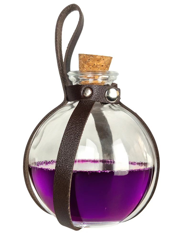 Liverollenspiel Zaubertrankflasche mit Gürtelschlaufe