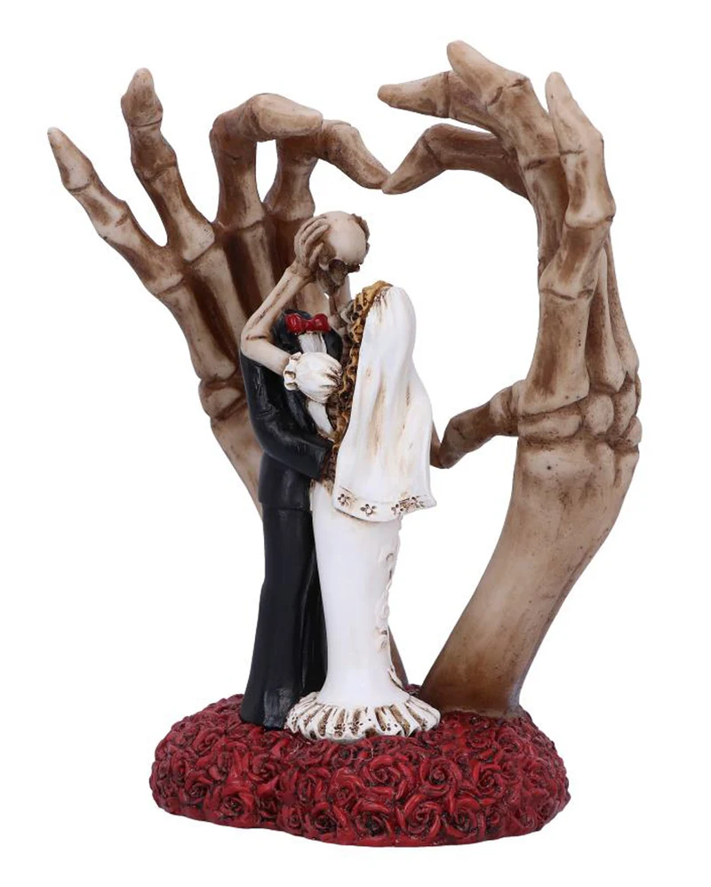 Skelett Hochzeitspaar "From This Day" 20cm