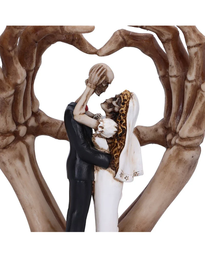 Skelett Hochzeitspaar "From This Day" 20cm