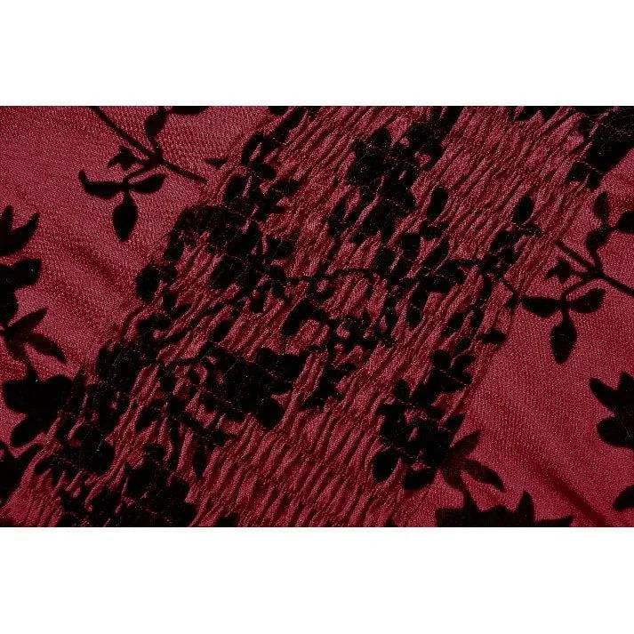Gothic-Tanktop mit Blumenspitze für Damen