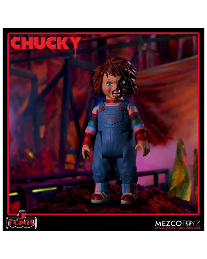 Chucky Die Mörderpuppe Deluxe Set 18cm - Mezco Toys