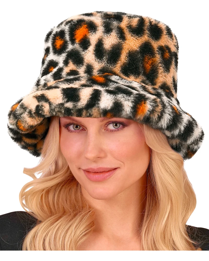 Leopardenmuster Plüschhut