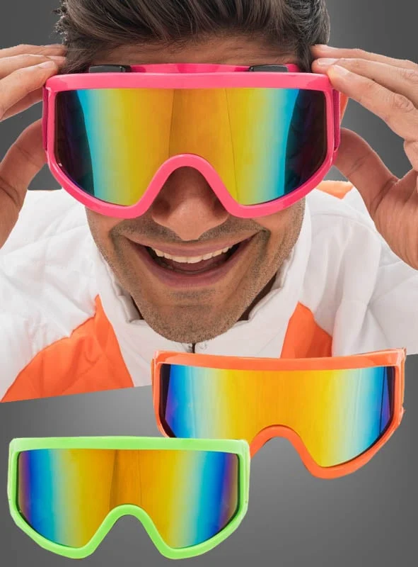 Skibrille Karneval Neon